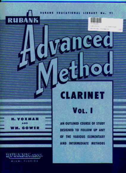 Advanced Method Clarinet #1 - click here