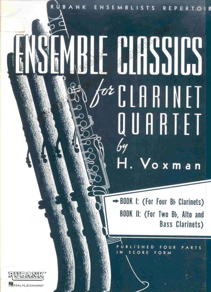 Ensemble Classics for Clarinet Quartet #1 - click here Ensemble Classics for Clarinet Quartet #1 - click here