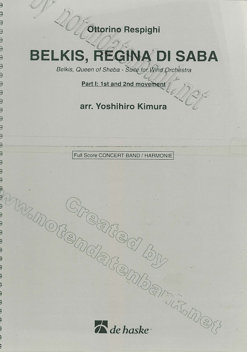 Belkis, Regina di Saba (1.+2.Satz/Mvt) - click here