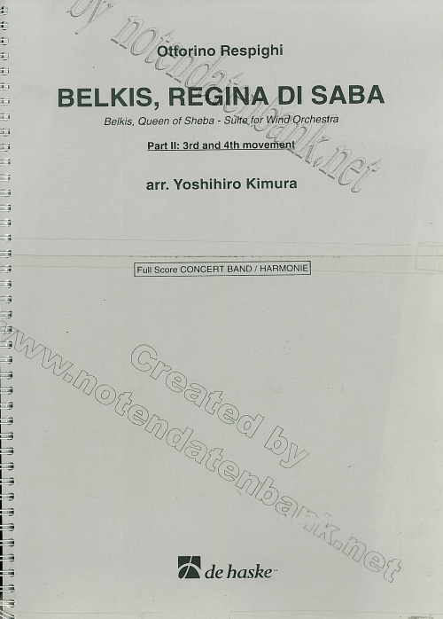 Belkis, Regina di Saba (3.+4.Satz/Mvt) - click here