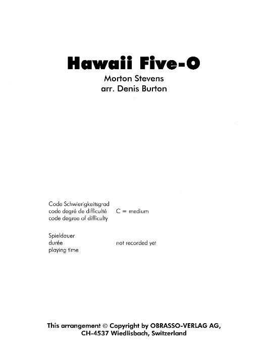 Hawaii Five-O - click here