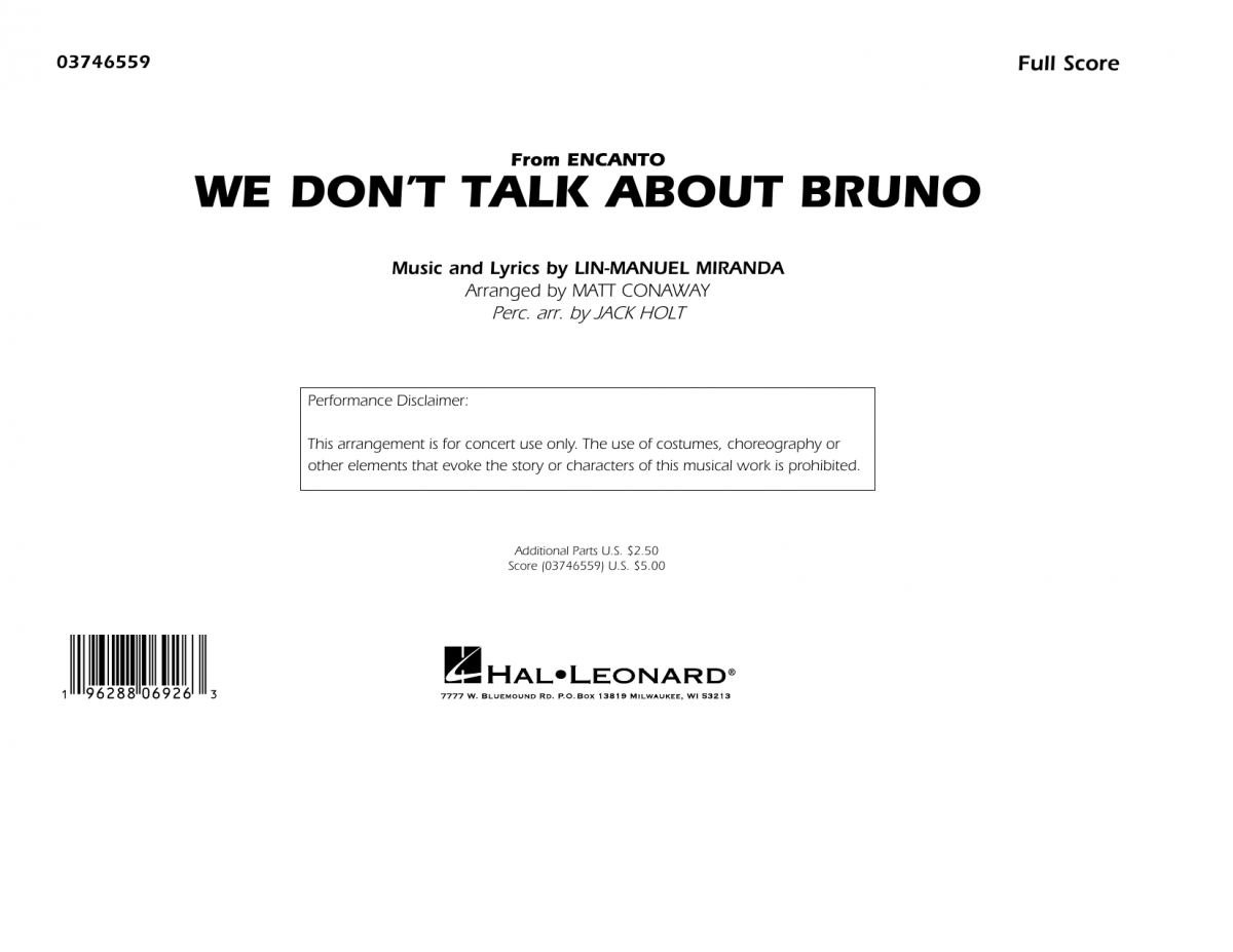 We Don't Talk About Bruno - click here