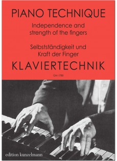 Klaviertechnik: Selbstst�ndigkeit und Kraft der Finger (Piano technique: Independence and strength of the fingers) - click here