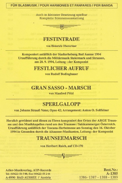 Sperlgalopp - click here Sperlgalopp - click here