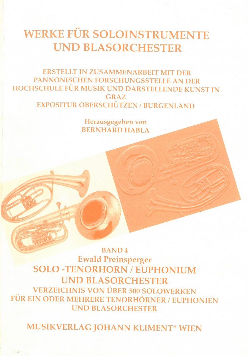 Werke für Soloinstrumente und Blasorchester #4: Solo Tenorhorn/Euphonium und Blasorchester - click for larger image