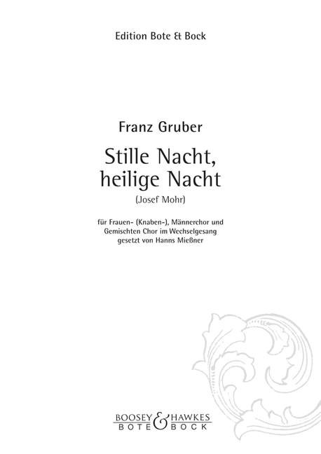 Stille Nacht, heilige Nacht - click here Stille Nacht, heilige Nacht - click here