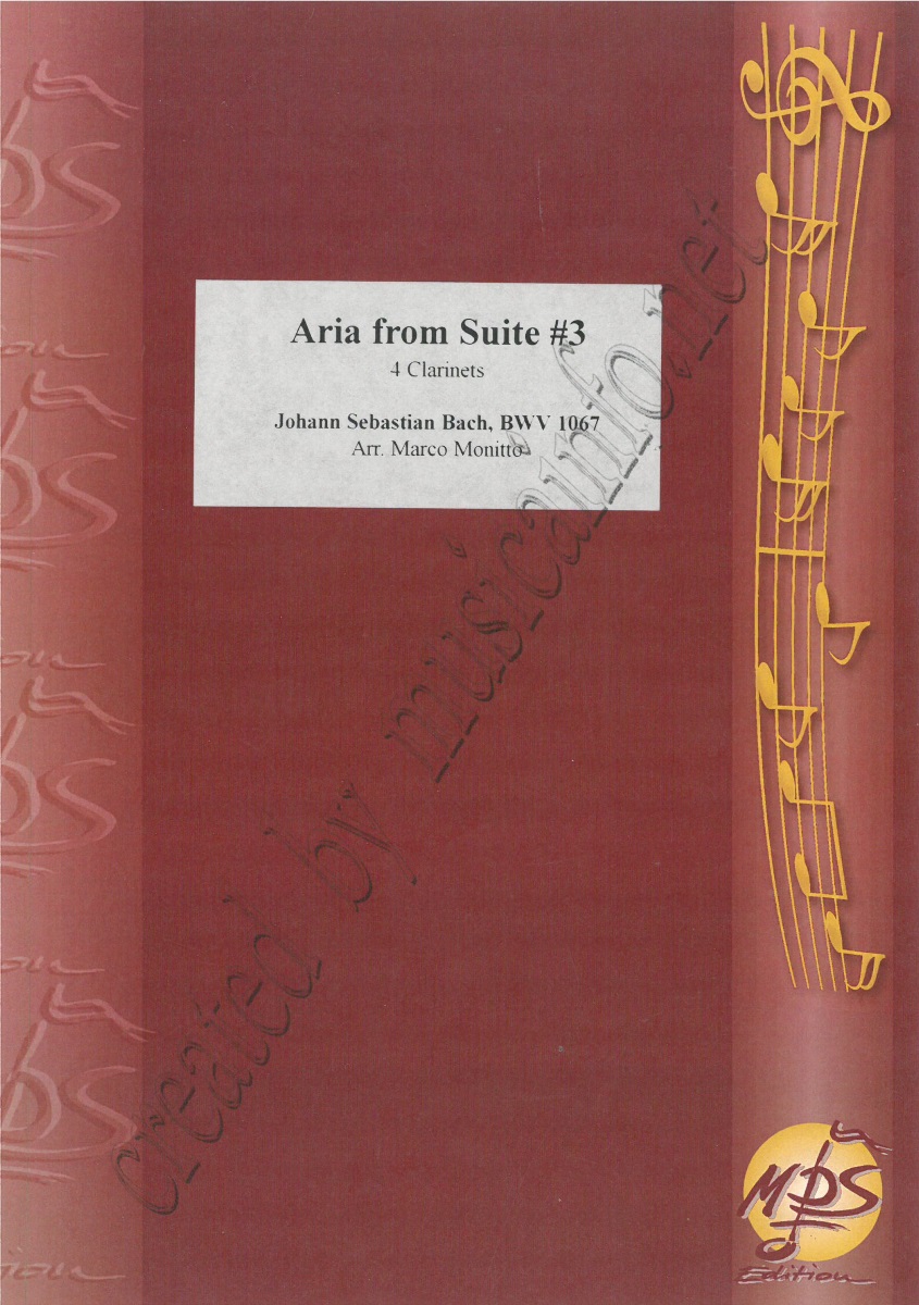 Aria da/Air from/Arie von Suite #3 - click here