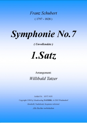 7. Symphonie 'Unvollendete' (1.Satz / Mvt I) - click for larger image