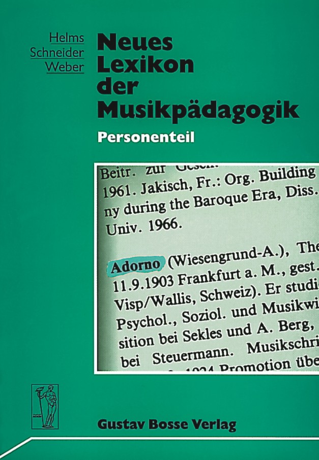 Neues Lexikon der Musikp�dagogik - click here