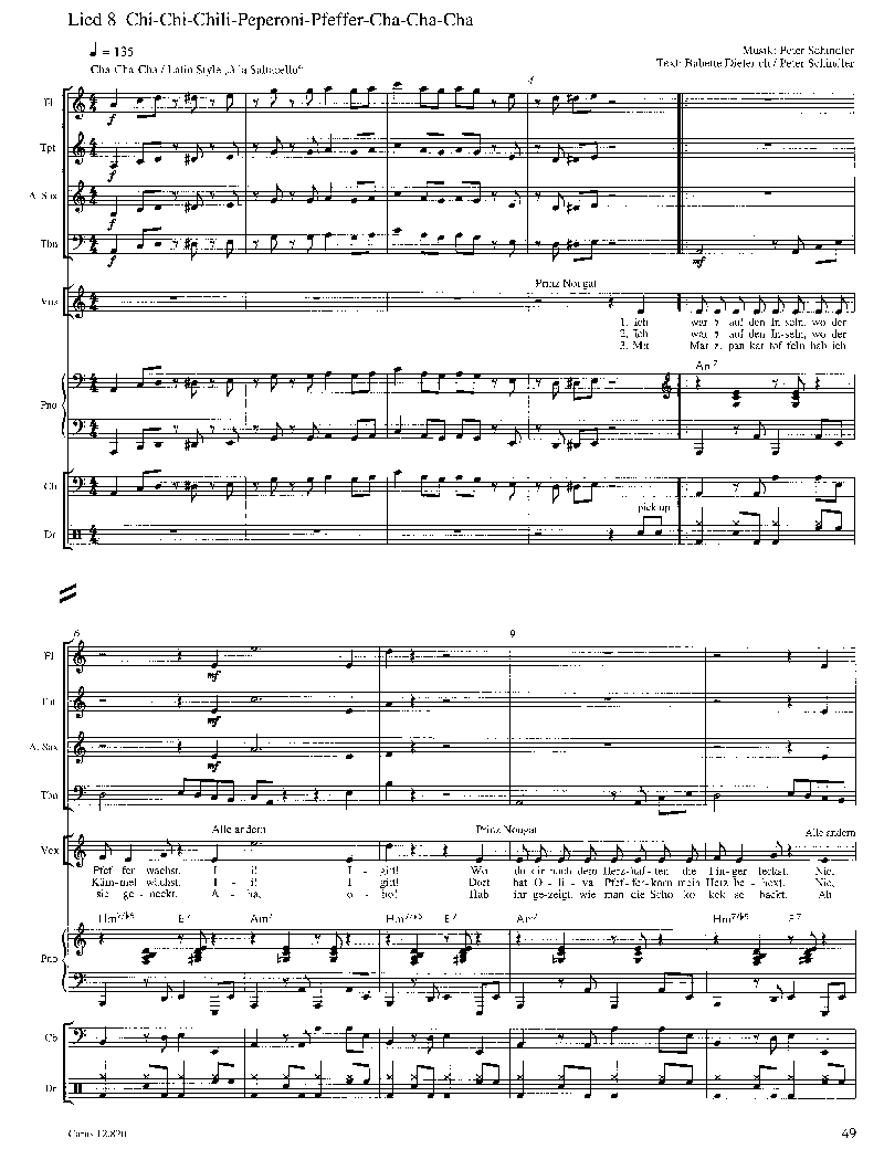 König Keks - Sample sheet music