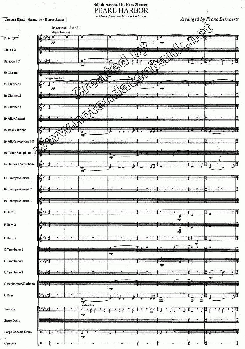 MusicaInfo details Pearl Harbor 4003079 