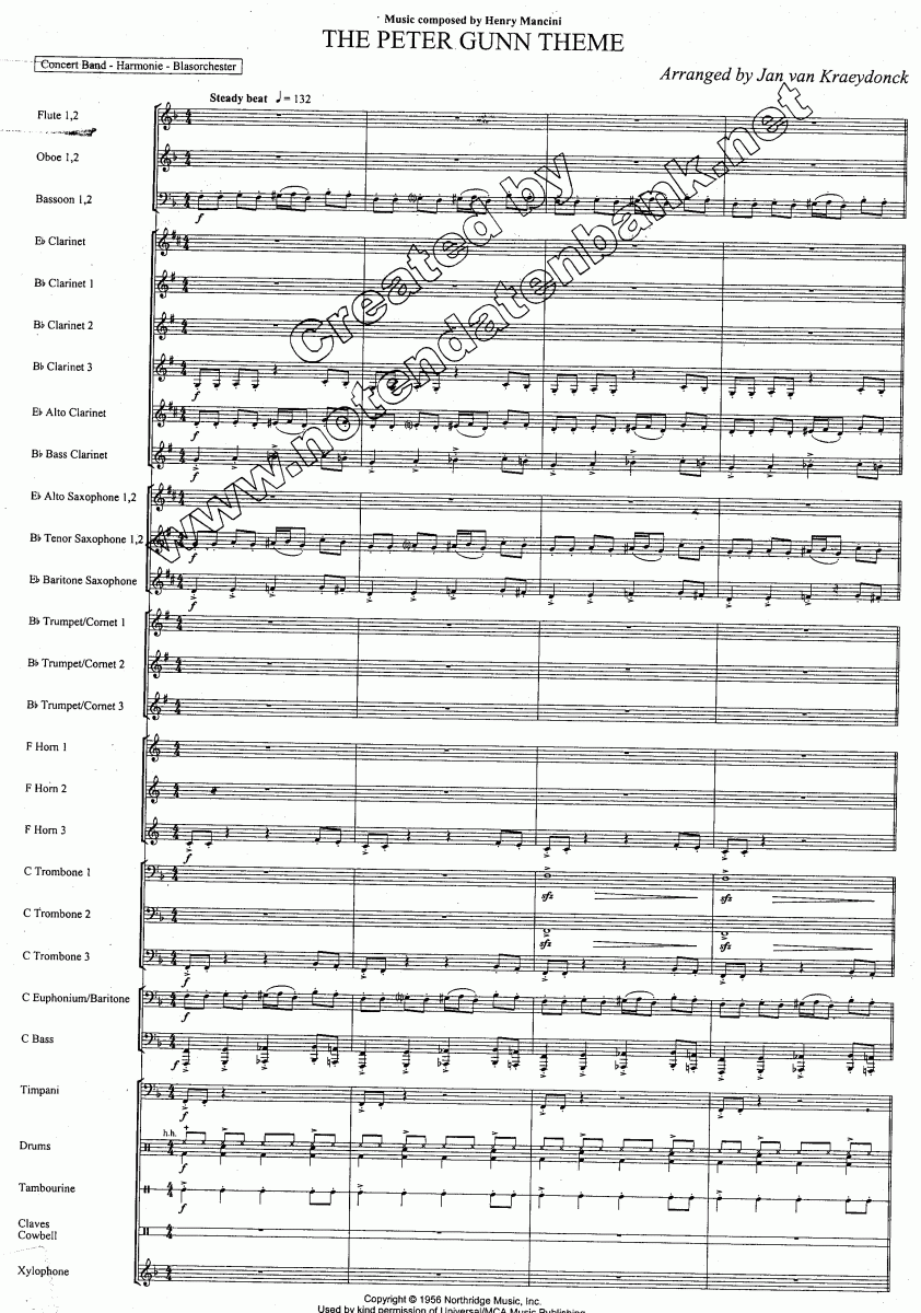 MusicaInfo.net/details/Peter Gunn Theme, The (4003082)