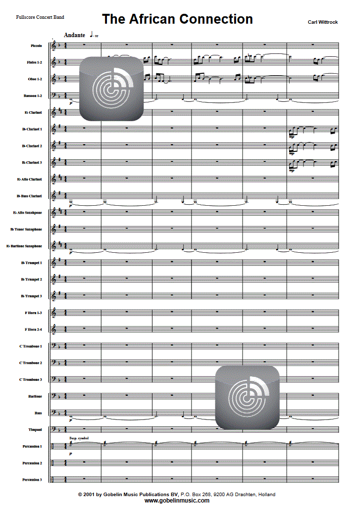 African Connection, The - Sample sheet music