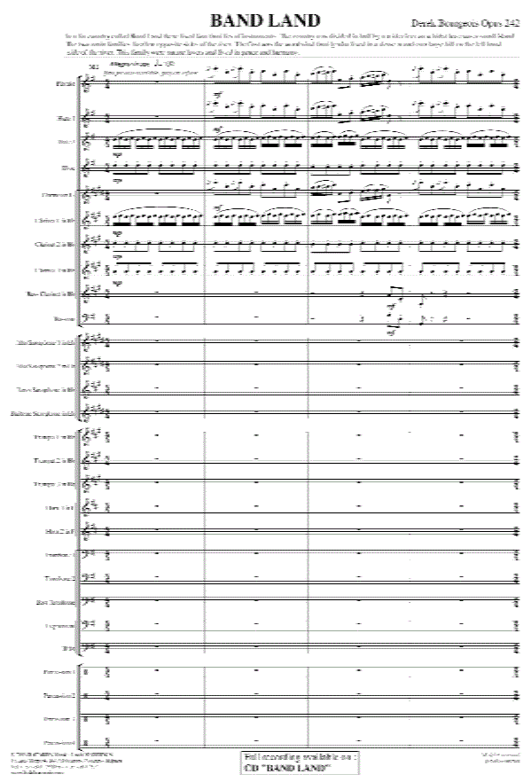 Band Land - Sample sheet music
