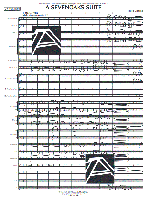 A Sevenoaks Suite - Sample sheet music