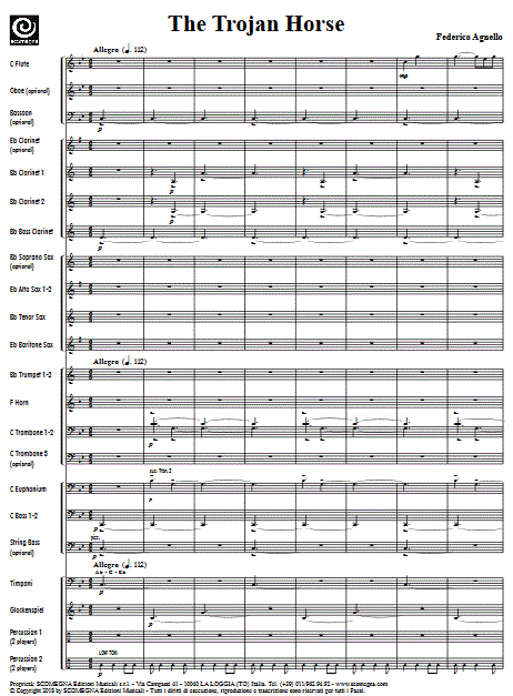 Trojan Horse, The - Sample sheet music