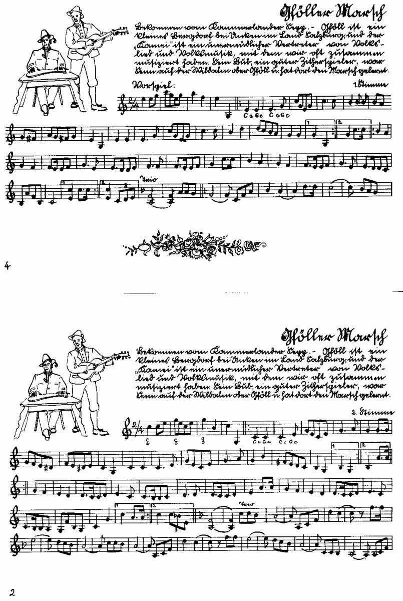 's rote Notenbüchl - Sample sheet music