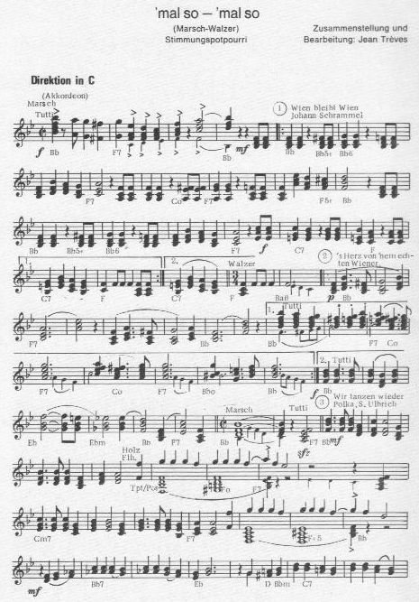 'mal so - 'mal so - Sample sheet music