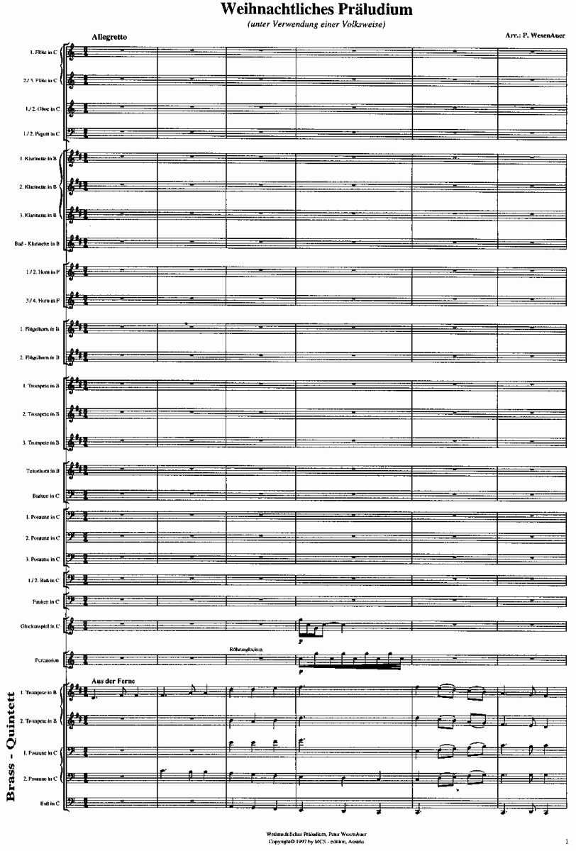 Weihnachtliches Präludium - Sample sheet music