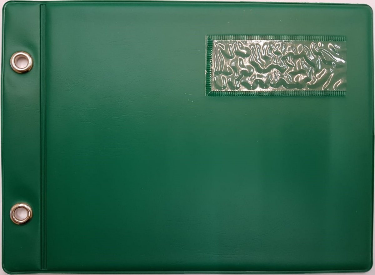 Marschbuchdeckel Normalfornat, mittelgrn - click here