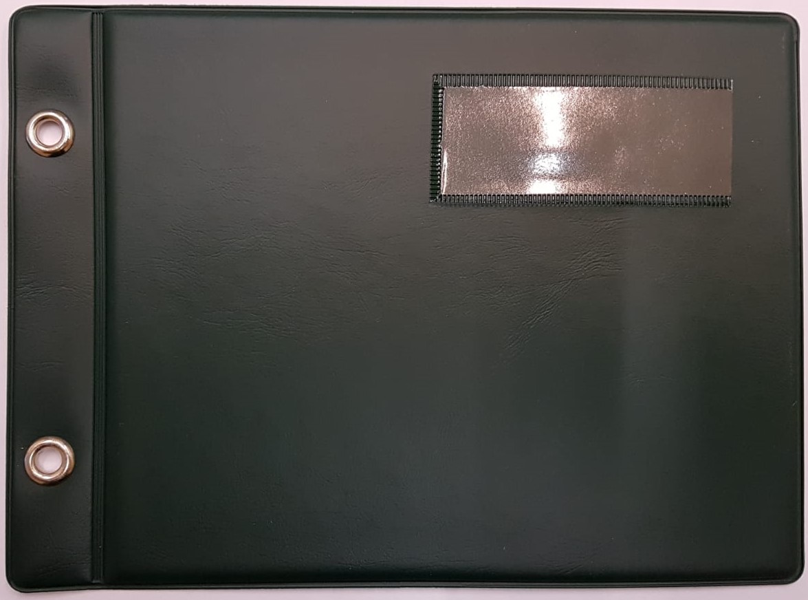 Marschbuchdeckel Normalfornat, schwarz - click here